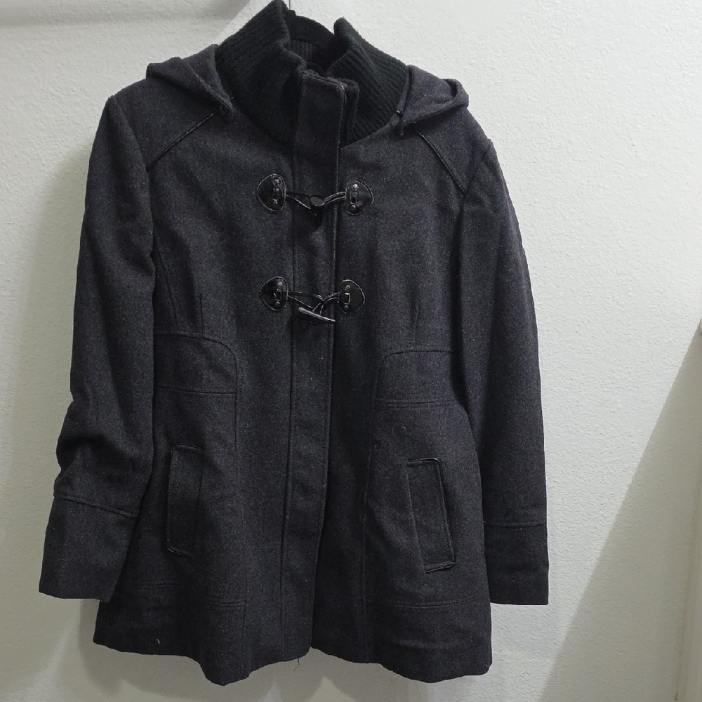 Guess Women's Black Toggle Coat
